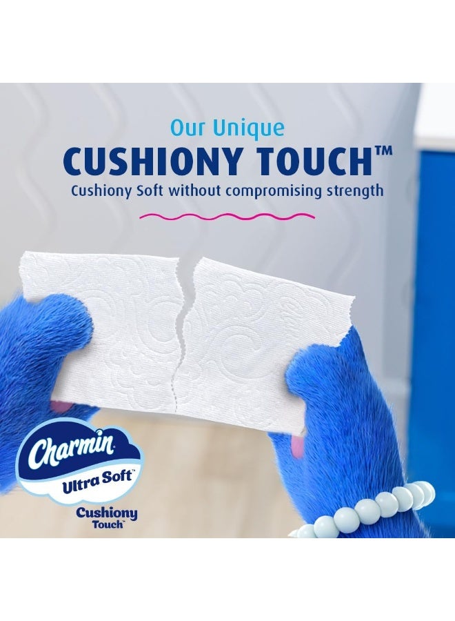 Charmin ورق تواليت شارمين ألترا سوفت بلمسة مريحة، 24 لفة عائلية ضخمة = 123 لفة عادية - Image 2